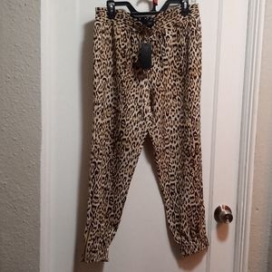 Guess cheetah print pants
